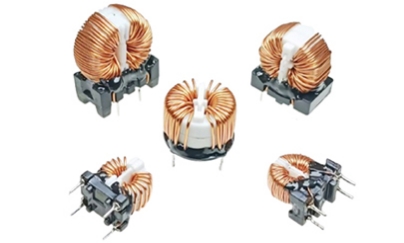 Plastic housing EMI common mode choke